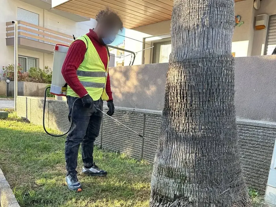 Sırt pompasıyla ilaçlama